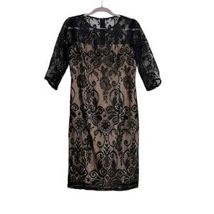 Adrianna Papell Lace overlay dress